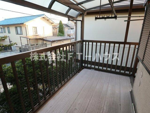 菅野６丁目戸建Ⅱのバルコニー