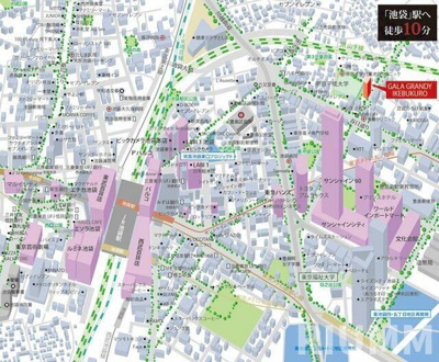 【地図】 | ガーラ・グランディ池袋