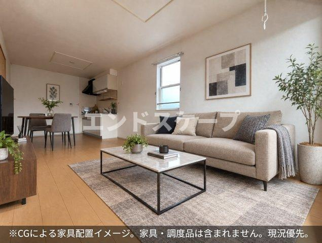 ブライトヒルⅠの居間・リビング|高崎、前橋のお部屋探しはエンドスケープまで！お客様の理想お聞かせ下さい♪