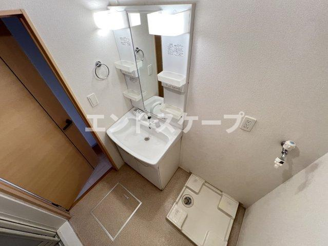 ブライトヒルⅠの洗面所|高崎、前橋のお部屋探しはエンドスケープまで！お客様の理想お聞かせ下さい♪