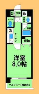 【間取り】 | アーバンフラッツ八王子みなみ野 | 間取り図：反転タイプ含