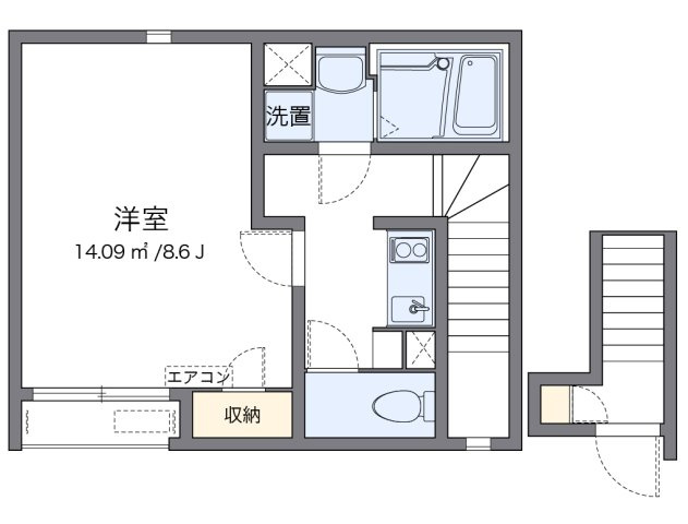クレイノ中野の間取り|代表的な間取のため実際の間取とは異なる場合があります