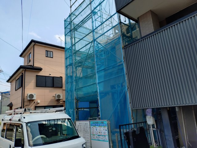 川越市氷川町　4LDK+カースペース2台付き　新築戸建ての外観
