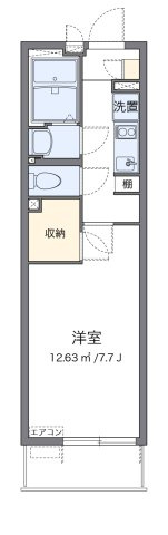 【間取り】 | クレイノサニープレイス宮前平Ｌ | 代表的な間取のため実際の間取とは異なる場合があります