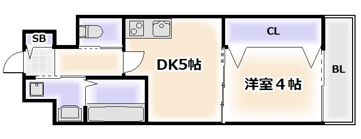 ES ABIKOの間取り