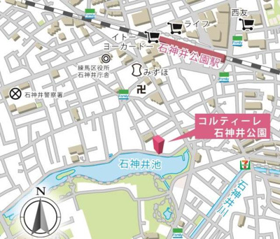 【地図】 | コルティーレ石神井公園