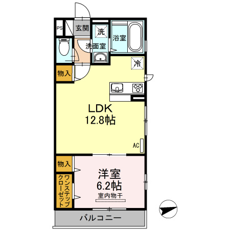 ラフィーネの間取り