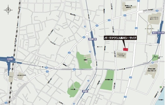 【地図】 | パークアクシス品川シーサイド