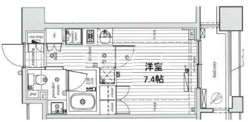 ウィスティリア大森山王の間取り