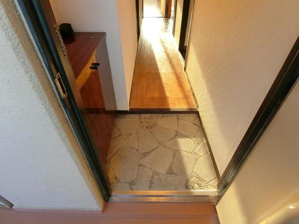 レジデンス向陽の玄関