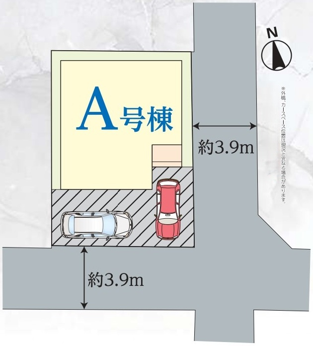鎌ケ谷市南初富1丁目924番　新築戸建ての区画図|区画図です♪