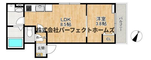 コティ光善寺の間取り