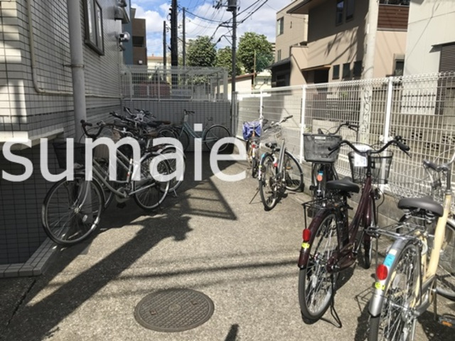 マリオン大宮のその他共用部分|駐輪場です