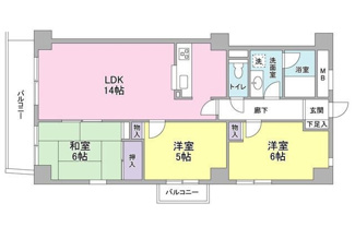 【間取り】 | ベルジュヴァーン | 間取りです。