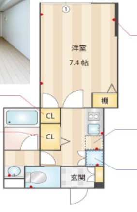 広尾フェリシタの間取り|間取り