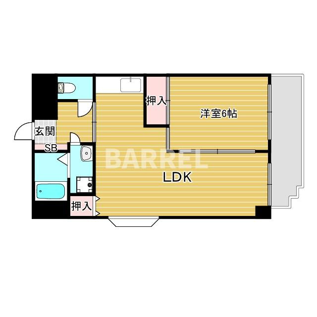 ディオサC.S.の間取り