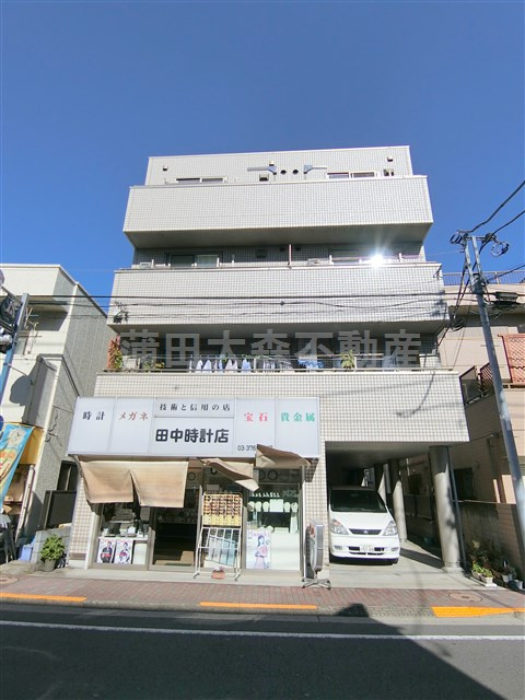 フローレスタナカの外観|2008年9月築　鉄骨造地上4階建てTVモニター付オートロック光ファイバー
東京都大田区大森東4丁目　京浜急行大森町駅徒歩11分、梅屋敷駅徒歩12分