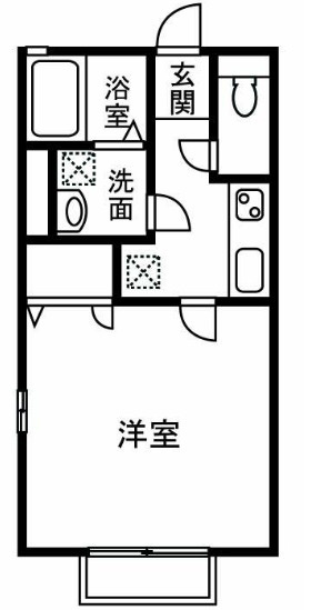 ヴァンフルールの間取り