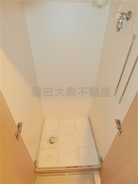 ルーブル蒲田本町の設備|生活感を隠す事の出来る扉付室内洗濯機置き場