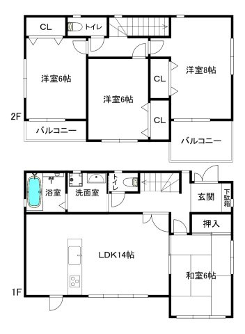 神戸市長田区東丸山町の間取り