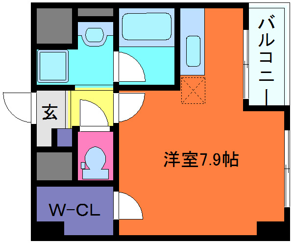 カノン甲南山手の間取り
