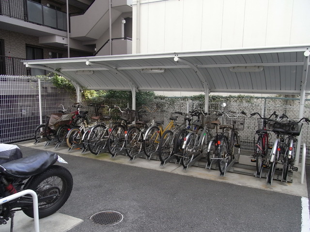 神戸市東灘区本庄町１丁目の賃貸マンションのその他共用部分|駐輪場