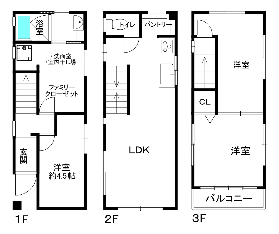 神戸市兵庫区西柳原町8の間取り
