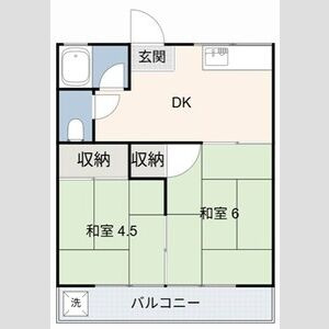 深津荘の間取り
