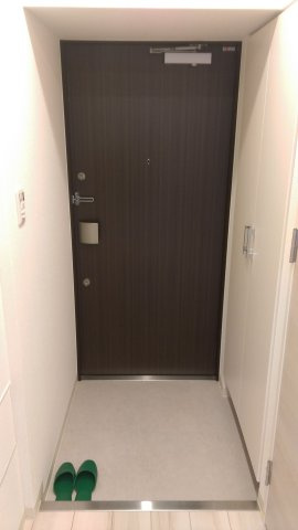 エステムプラザ東京ライズの玄関