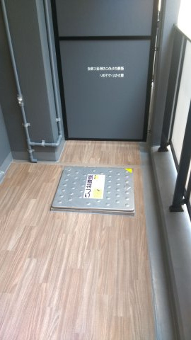 エステムプラザ東京ライズのバルコニー