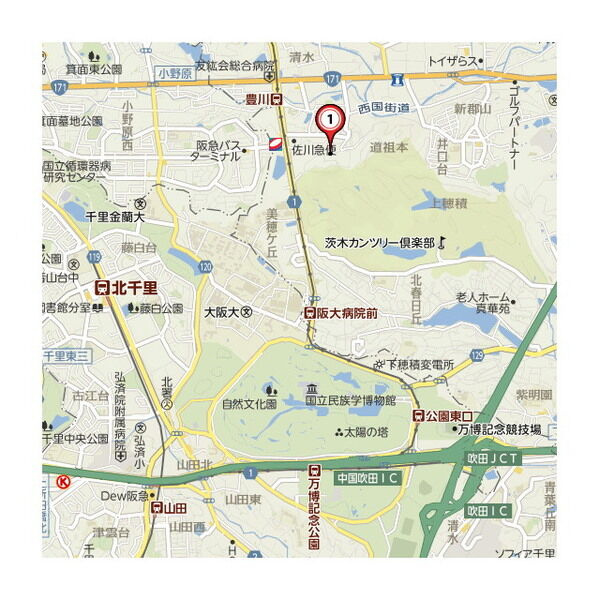 グリーンハイツ豊川Ⅱの地図