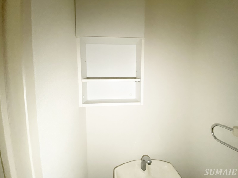 ヴェルドミールの収納|トイレ上収納です☆