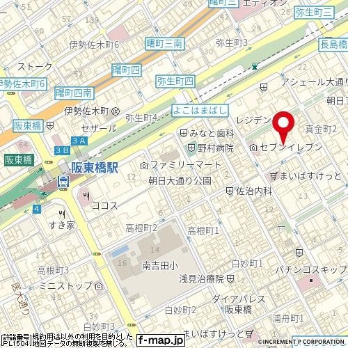 メイツ伊勢佐木長者町の地図