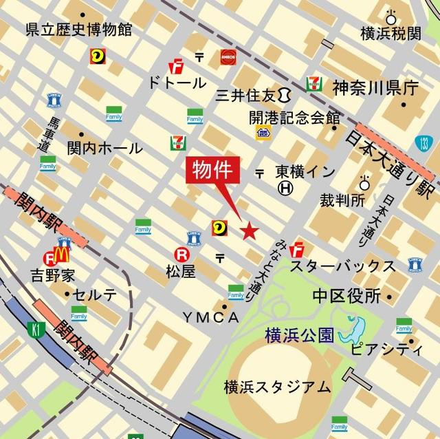 Ｂｒｅｅｚｅ横浜公園の地図