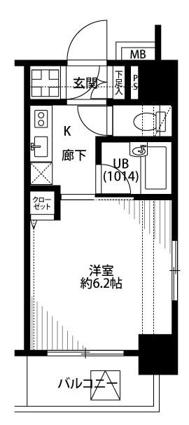 プレール目黒リバーサイドの間取り|間取りです。