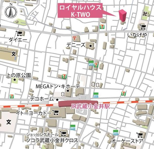 ロイヤルハウスＫ－ＴＷＯの地図