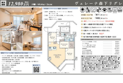 【その他】 | ヴェレーナ森下リグレ　仲介手数料無料＋60万円現金プレゼント中
