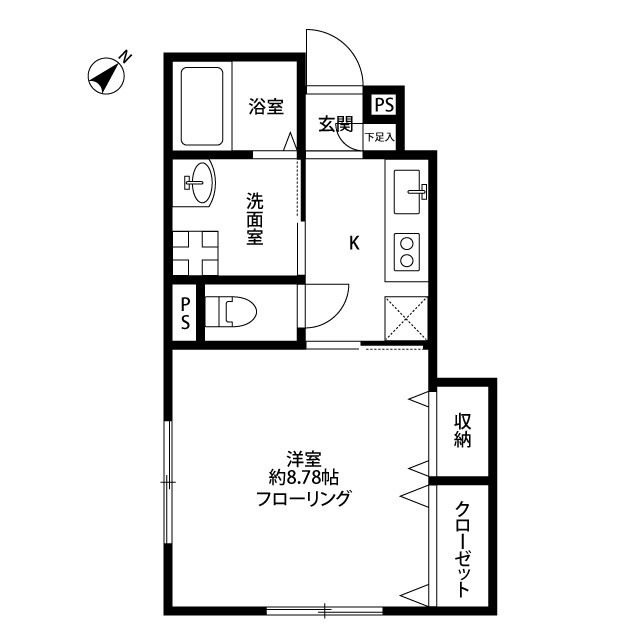 アムール　Meguritaの間取り