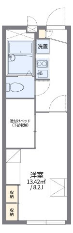 レオパレス長楽寺の間取り