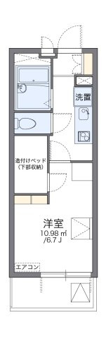 レオパレスカーサの間取り