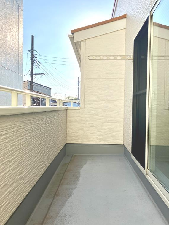 富士見町戸建のバルコニー