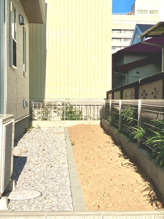 富士見町戸建の庭