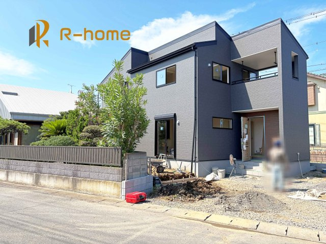 ひたちなか市栄町1期　新築戸建て　1号棟の外観|ご予約を頂ければ、『平日』はもちろん『早朝』や『夜間』もご見学可能です♪お気軽にお申し付けください♪