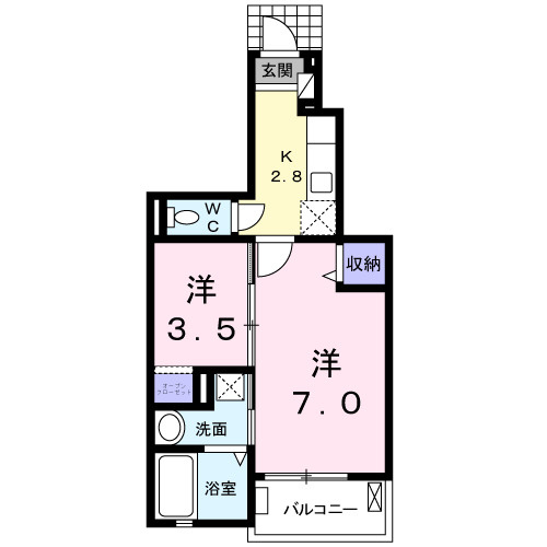 ドリームたちばなの間取り