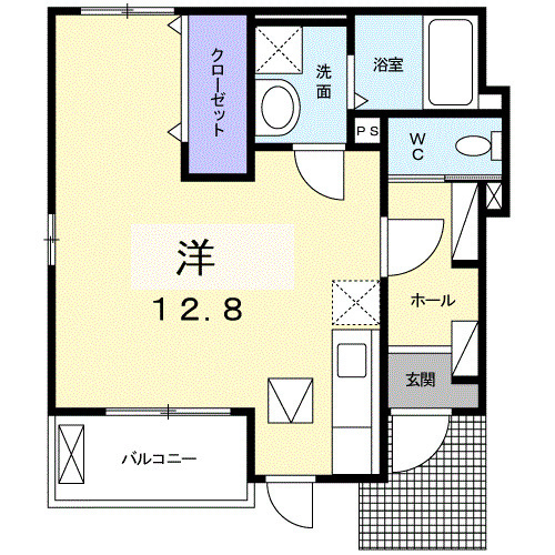 ヴァーサ清水ケ岡の間取り