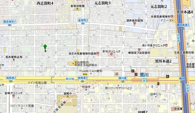 アイオーマンションの地図