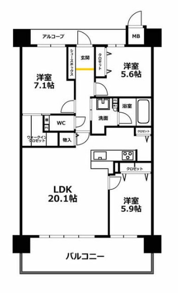 パレ・ロワイヤル田寺東Ⅱ番館　　中古マンション