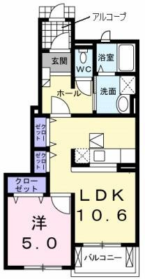 【間取り】 | ドウ・ベル・メゾンⅠ