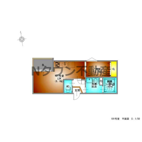 【間取り】 | REGALEST志賀本通5 | 間取りです。