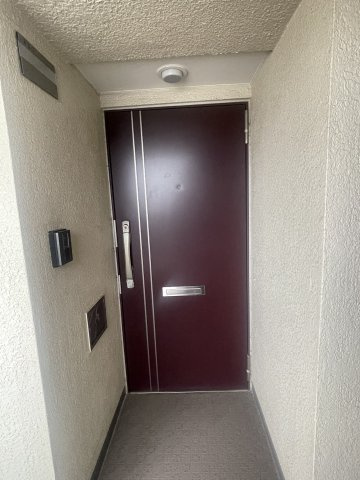 山王スカイマンションの玄関